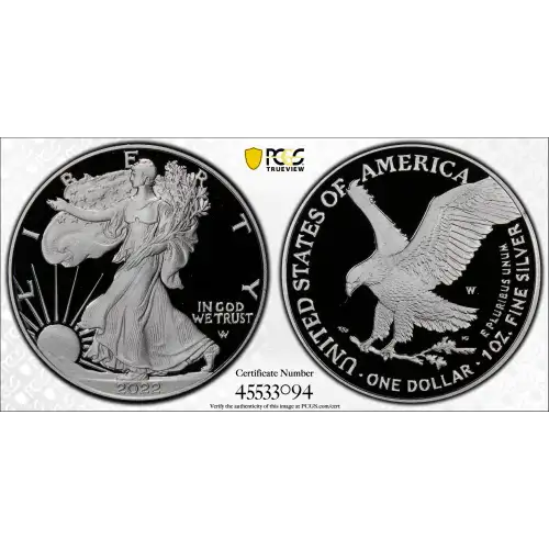 2022-W $1 Silver Eagle First Strike, DCAM (2)