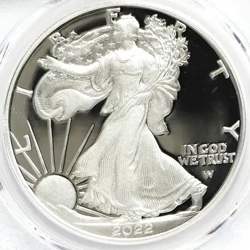 2022-W $1 Silver Eagle First Strike, DCAM