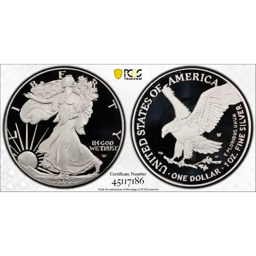 2022-W $1 Silver Eagle First Strike, DCAM (2)