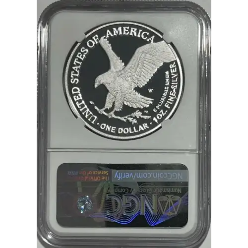 2022 W $1 Silver Eagle PF70UC First Day of Issue  (2)
