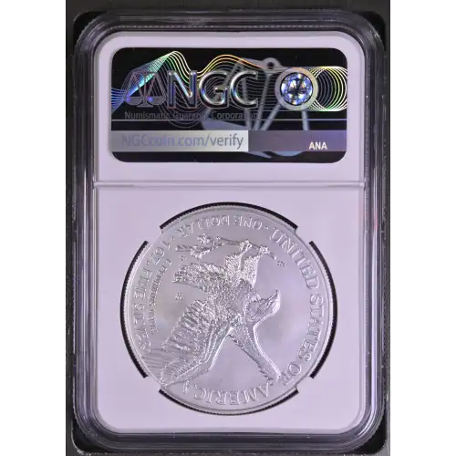 2022 W First Day of Issue Burnished Silver Eagle (3)