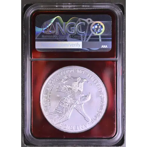 2022 W First Day of Issue Burnished Silver Eagle (3)
