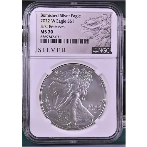 2022 W First Releases Burnished Silver Eagle (2)