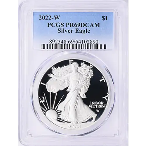2022 W Silver Eagle PCGS PR69DCAM 
[B-9] (2)