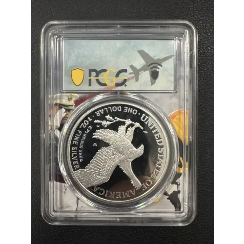 2022 W Silver Eagle PCGS Pr70DCAM First Day of Issue  (2)