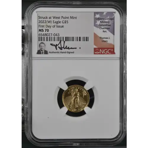 2022(W) First Day of Issue Struck at West Point Mint (2)