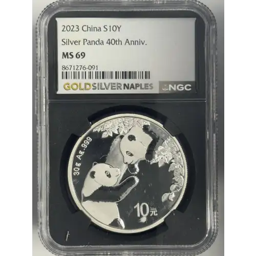2023 1 oz China Panda s10y Mint State 9.9 (mixed label) (2)