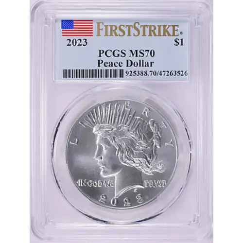 2023 $1 Peace Dollar First Strike