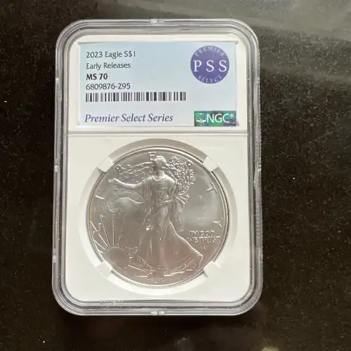 2023 $1 Silver Peace Dollar MS70 Early Releases NGC PSS Label