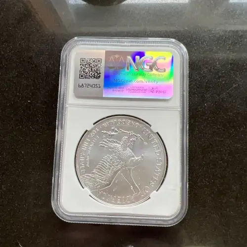 2023 $1 Silver Peace Dollar MS70 Early Releases NGC PSS Label (2)
