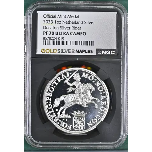 2023 1oz Ducaton Silver Rider Official Mint Medal ULTRA CAMEO (2)