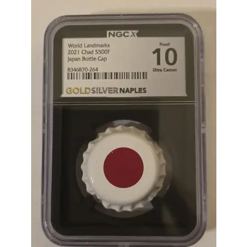 2023 6g Japan Bottle Cap - NGC - Ultra Cameo - PF70