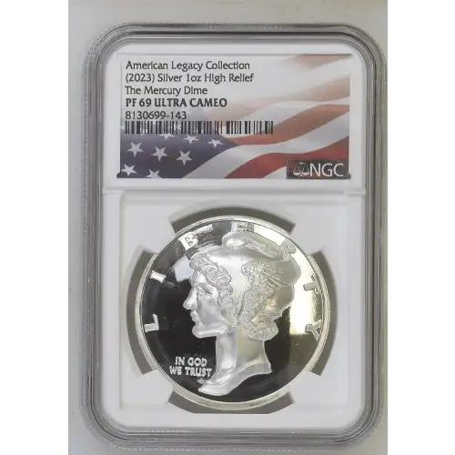 (2023) AR The Mercury Dime American Legacy Coll. ULTRA CAMEO (2)