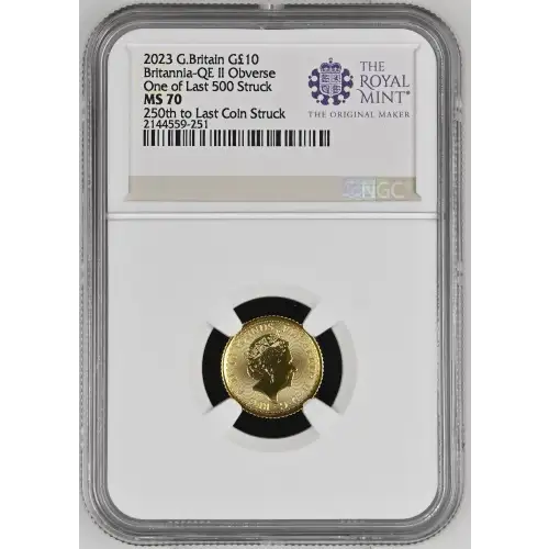 2023 Britannia-QE II Obverse One of Last 500 Struck (2)