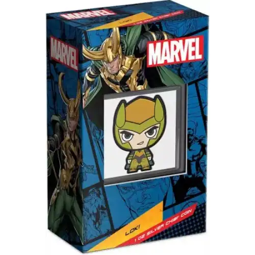 2023 Marvel Ioki Chibi 1 oz Silver Coin