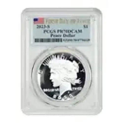 2023-S $1 Peace Dollar First Strike, DCAM