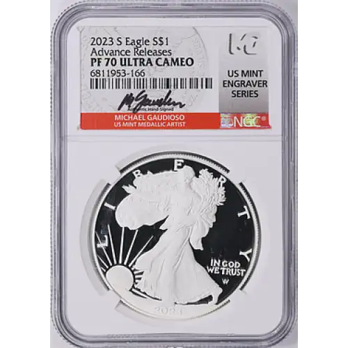 2023 S $1 Silver Eagle PF70UC First/Advance Releases NGC (3)