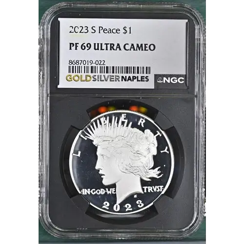 2023 S Peace $1 PF 69 UC