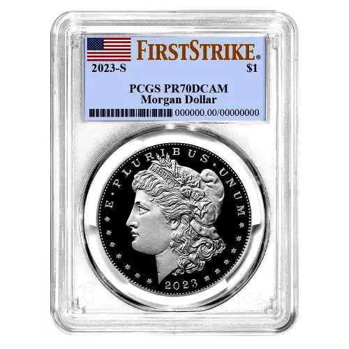 2023 S SILVER MORGAN PCGS PR70 DCAM FIRST STRIKE