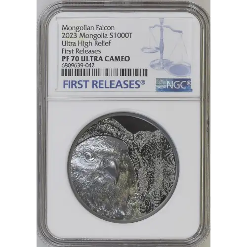 2023 Ultra High Relief First Releases Mongolian Falcon ULTRA CAMEO (2)