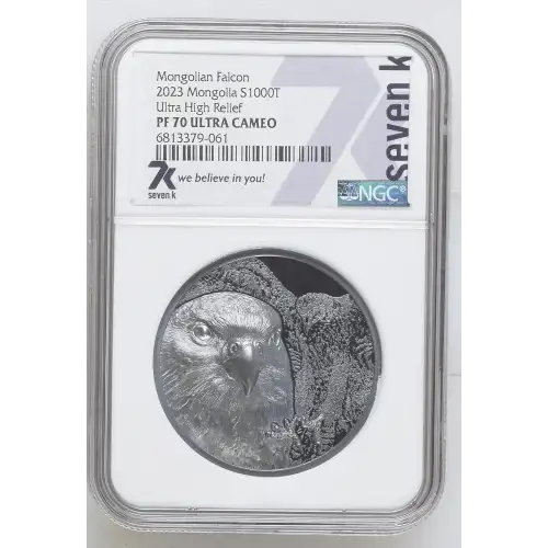 2023 Ultra High Relief Mongolian Falcon ULTRA CAMEO (2)