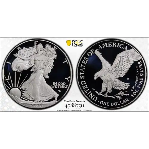 2023-W $1 Silver Eagle Congratulations Set First Strike, DCAM (2)