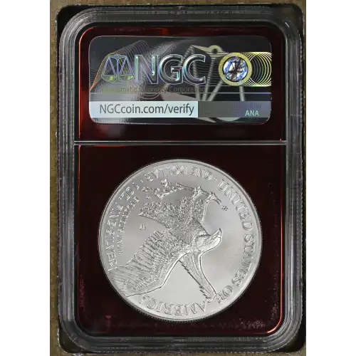 2023 W First Day of Issue Burnished Silver Eagle (3)