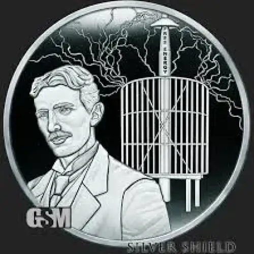 2024 1 oz Silver Shield Tesla Coil Gem Proof
