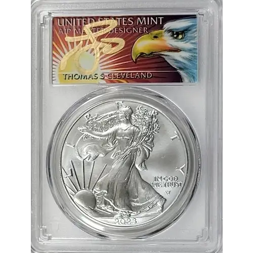 2024 $1 Silver Eagle First Strike Cleveland Eagle with Sun 1 of 500