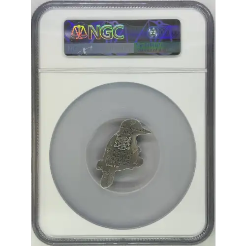 2024 1oz Chad Kookaburra ER MS70 Antiqued NGC CSC2