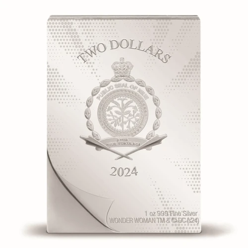 2024 1oz Niue Silver Coin - Sensation Comics #1: Wonder Woman (S-23A) (2)