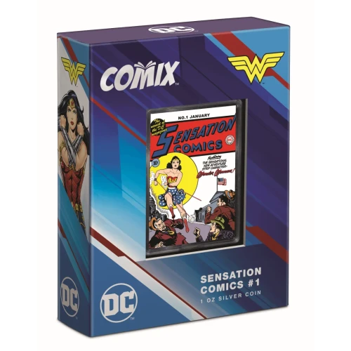 2024 1oz Niue Silver Coin - Sensation Comics #1: Wonder Woman (S-23A) (3)