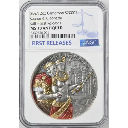 2024 2oz Caesar & Cleopatra Gilt - First Releases (2)
