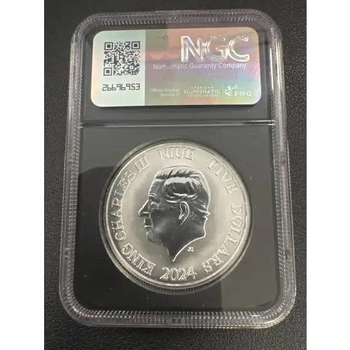 2024 2oz Niue S$5 Hawksbill Turtle MS9.9/69 (2)