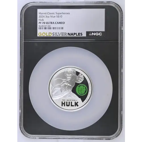2024 3oz Niue Hulk S$10 PF 70 ULTRA CAMEO