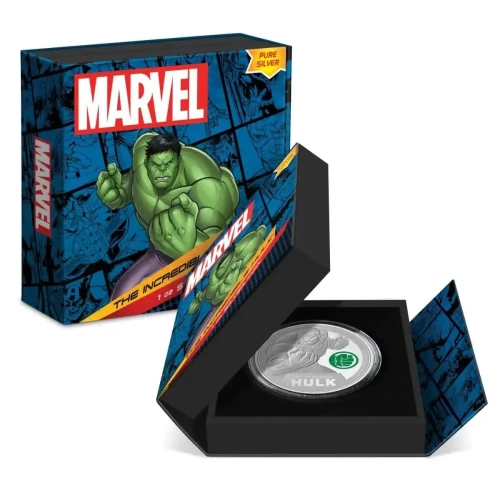 2024 3oz Niue Silver Coin - Marvel: The Incredible Hulk(S-23A)  (2)