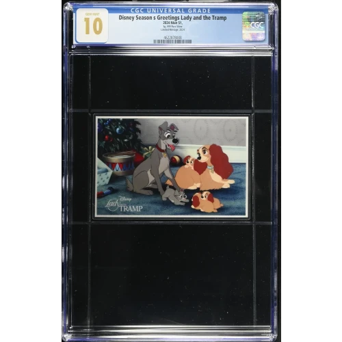 2024 5g Niue $1 - Disney Seasons Greetings - Lady and the Tramp GM10 (S-22A)