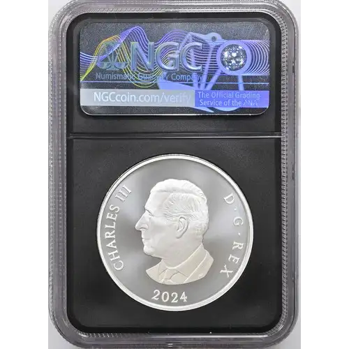 2024 Canada - Snowflake - Light Blue Crystal - Reverse Pf 70  (2)