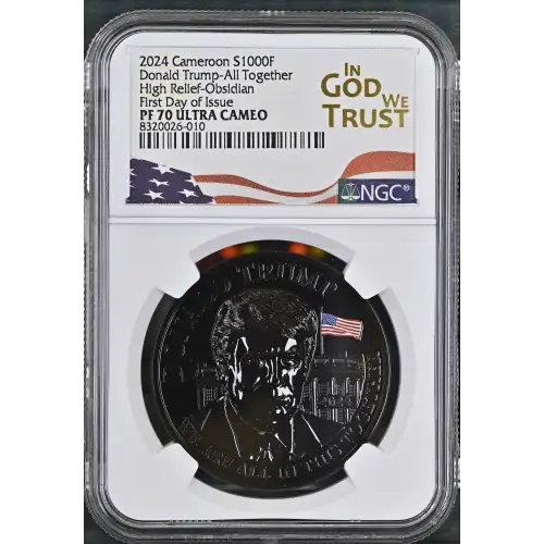 2024 FDI Donald Trump-All Together High Relief-Obsidian ULTRA CAMEO (2)