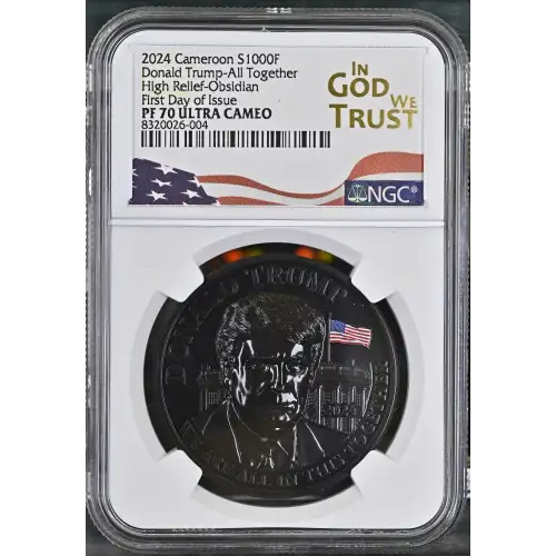 2024 FDI Donald Trump-All Together High Relief-Obsidian ULTRA CAMEO (2)