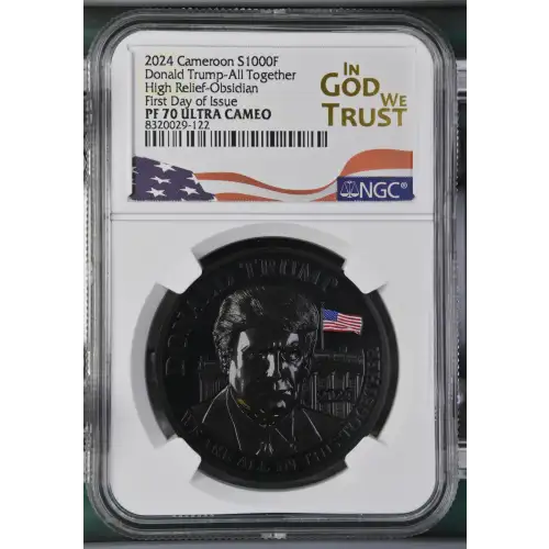2024 FDI Donald Trump-All Together High Relief-Obsidian ULTRA CAMEO (2)