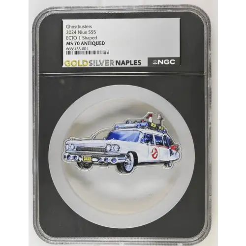 2024 Ghostbusters: ECTO Shaped MS 70 Antiqued