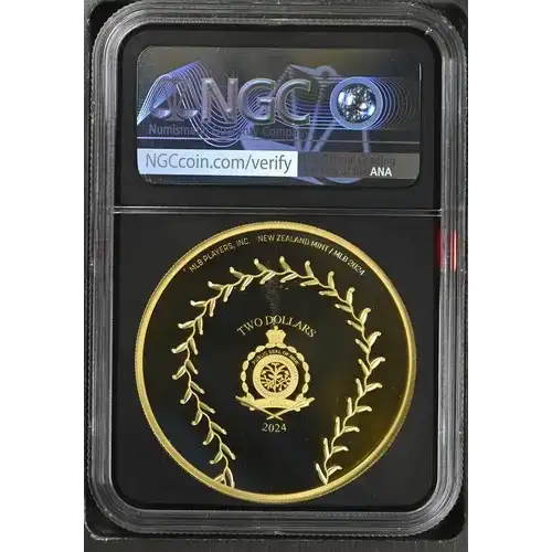 2024 Gilt Niue Bryce Harper Philadelphia Phillies S$2 PF 70 ULTRA CAMEO (2)