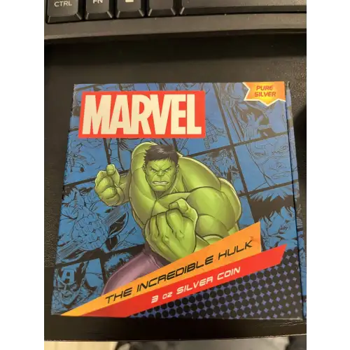 2024 Marvel The Incredible Hulk Classic 3 oz Silver Coin