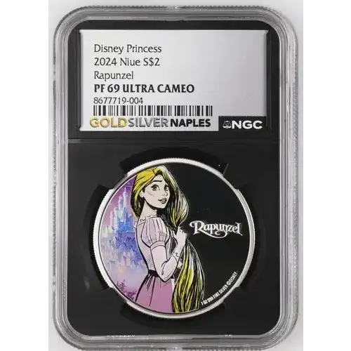 2024 Niue Rapunzel S$2 PF 69 ULTRA CAMEO