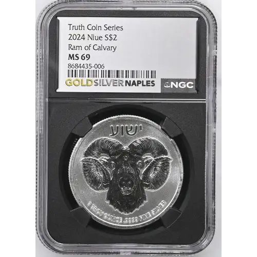 2024 Niue S$2 Ram of Calvary MS 69