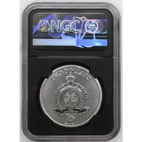 2024 Niue S$2 Ram of Calvary MS 70 (2)