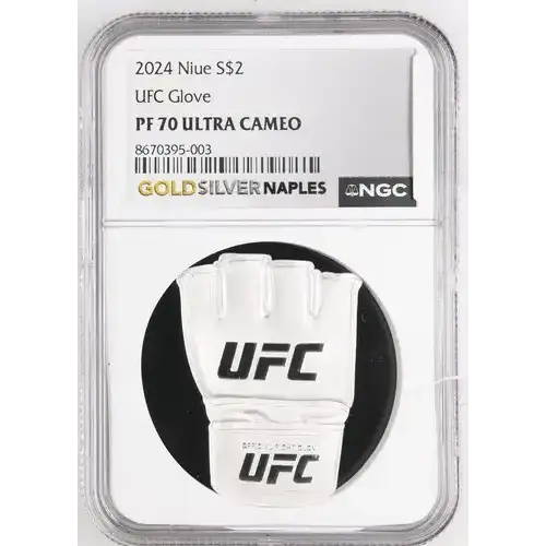 2024 Niue UFC Glove S$2 PF 70 ULTRA CAMEO
