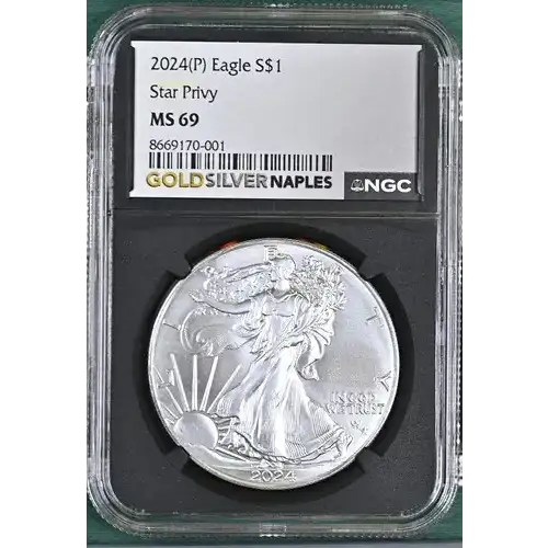 2024(P) Eagle Star Privy S$1 MS 69