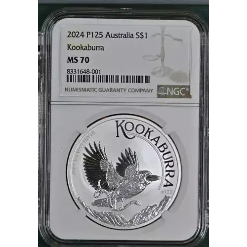 2024 P125 Australia S$1 KOOKABURRA Grade MS 70